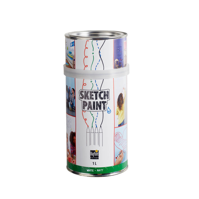 Sketch Paint White Matt 1L